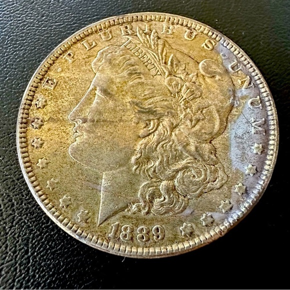 US Mint Other - Vintage 1889 Morgan Silver Dollar – 90% Silver – U.S. Mint Collectible Coin